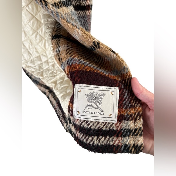 Scotch & Soda oversized Boucle trench coat - Picture 6 of 9